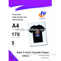 Light / Dark T-shirt Heat Transfer paper, Iron on transfers paper, Papel transfer para tecidos